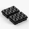 Practical 6 Cavity Ice Ball Maker With Engraved Detail For Crystal Like Ice Cubes For Bartenders And Entertainers