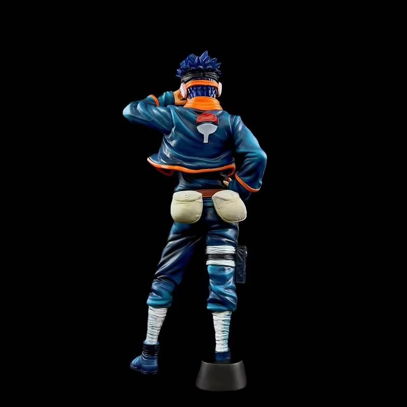 Cartoon Uchiha Obito Action Figure Hand-Made Desktop Ornaments Childhood Memory Desk Statue for Anime Fans Collectible Toy