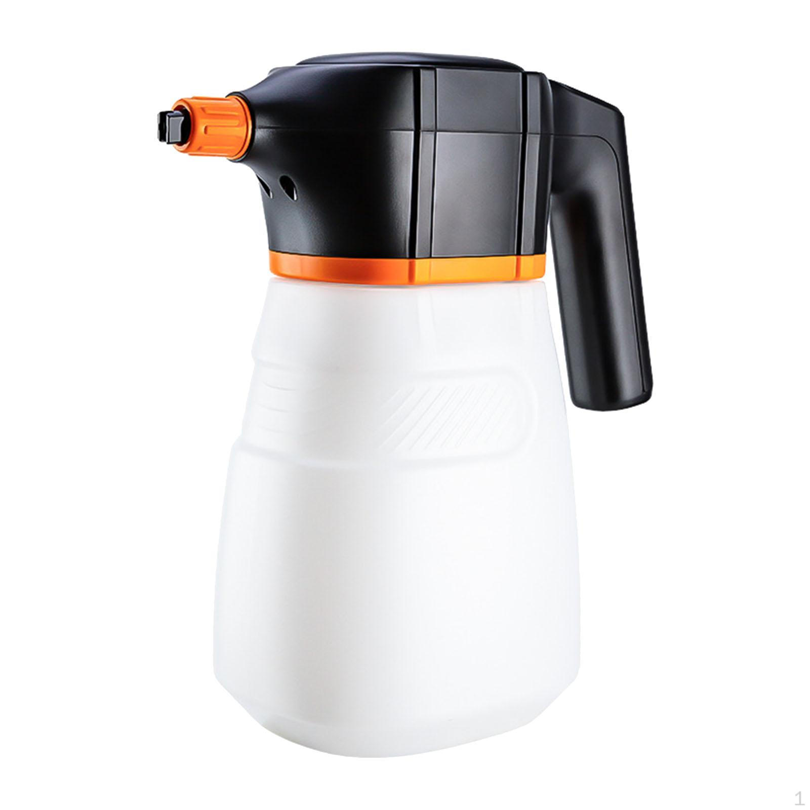 

2L Electric Foam Sprayer for Vehicle Cleaning And Gardening White Orange