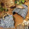 Reptielen Schuilplaats Grot, Hars Rots Schuilplaatsen Habitat, Aquarium Landschap Decoratie, Vis Garnalen Schuilplaats, Aquarium Ornamenten Voor Hagedissen Schildpadden Schildpad