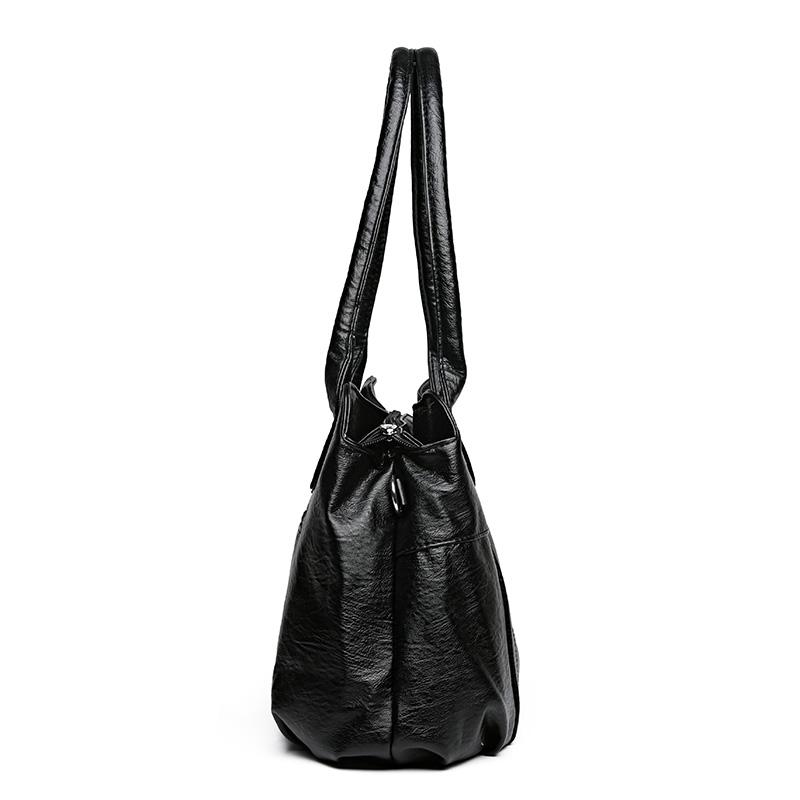 Mother Bag Soft Leather Handbag Women's Shoulder Crossbody Bag Computer Bag Tote Bag