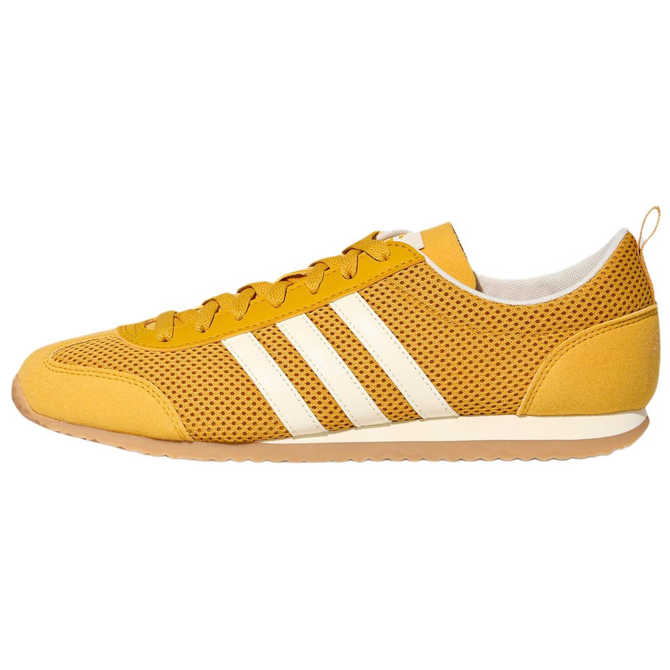 

Adidas Neo Vs Jog 2.0 Fabric Synthetic Leather Comfortable Versatile Low-Top Lifestyle Casual Shoes Unisex sneaker Yellow KH7652 36