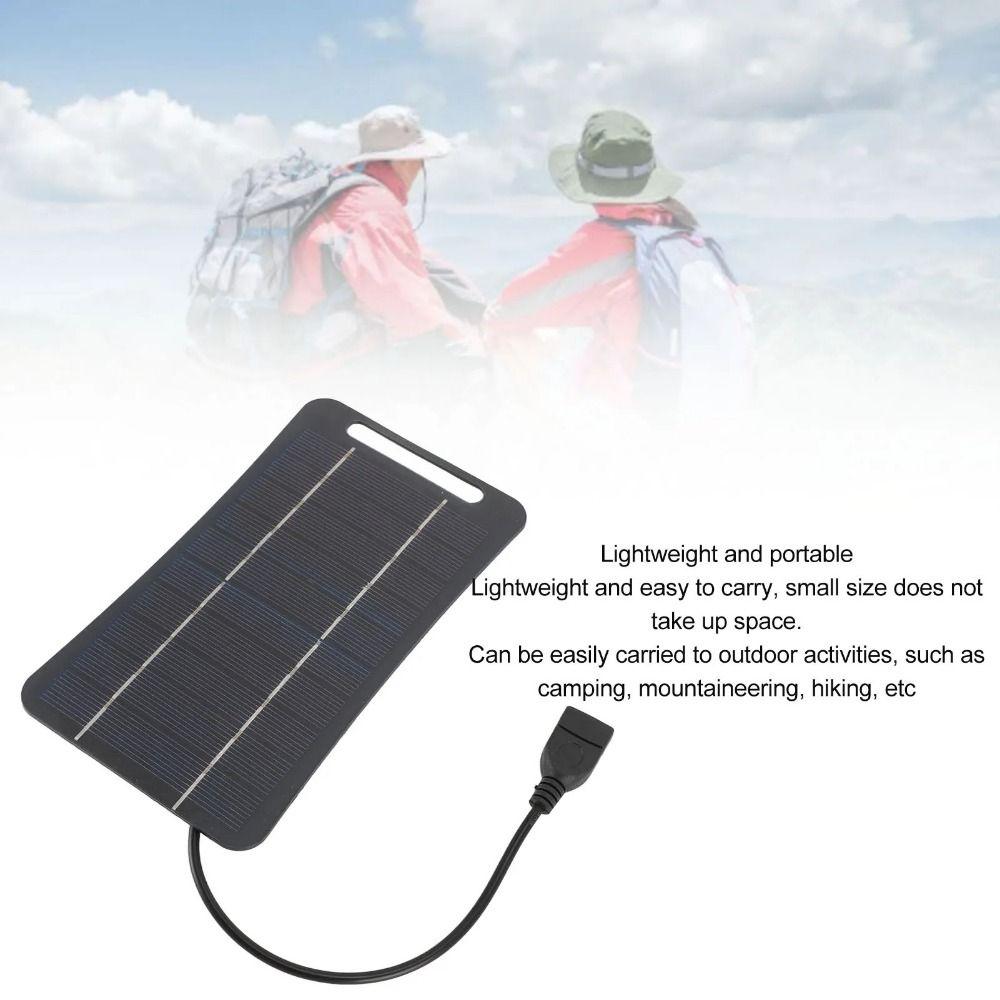 with USB Output Solar Panel Charger 5V 2W Outdoor Solar Charger  Electric Fan
