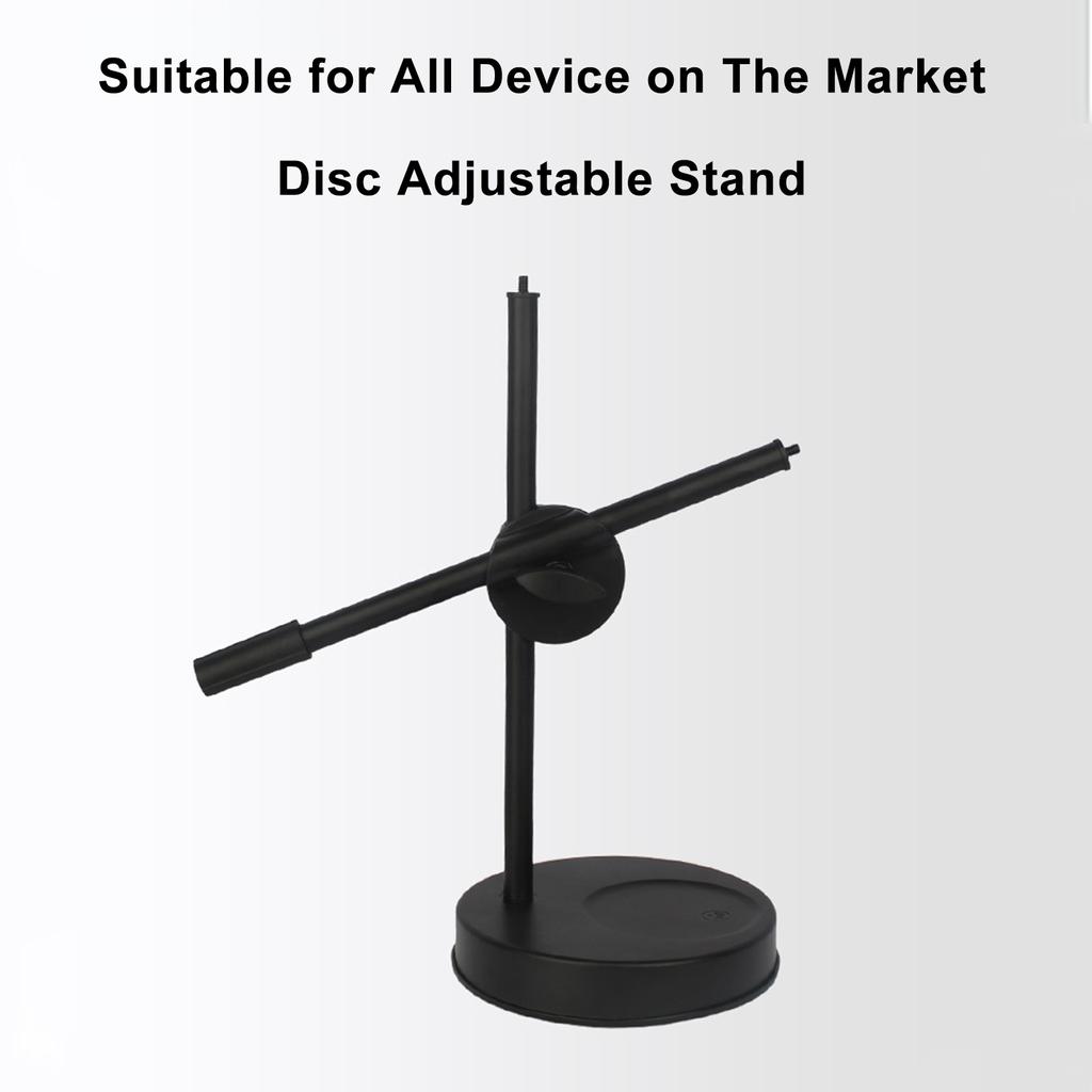 Verstelbare Tafel Monopod Bovenaf Camera Standaard met Mobiele Telefoonhouder & Gimbal 360 graden Rotatie Desktop Telefoon