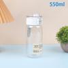 350/550/800/1000Ml Water Bottle Portable Plastic Water Bottles Transparent Cups With Time Scale Large Capacity Sports Bottles