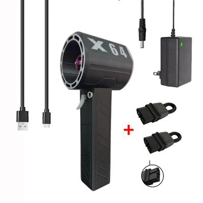 X64 Car Dust Blower 64mm Brushless Motor Powerful Wireless Air Gun Handheld Fan Strong Electric Air Blower Made Durable Plastic