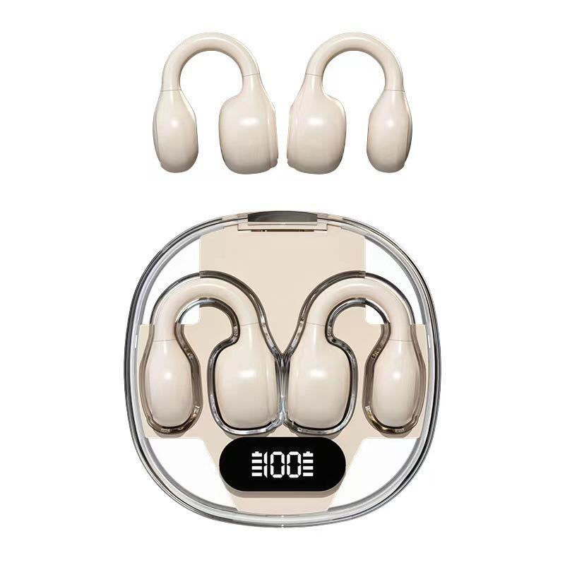 Bluetooth Bone Conduction Sports Earbuds with Digital Display