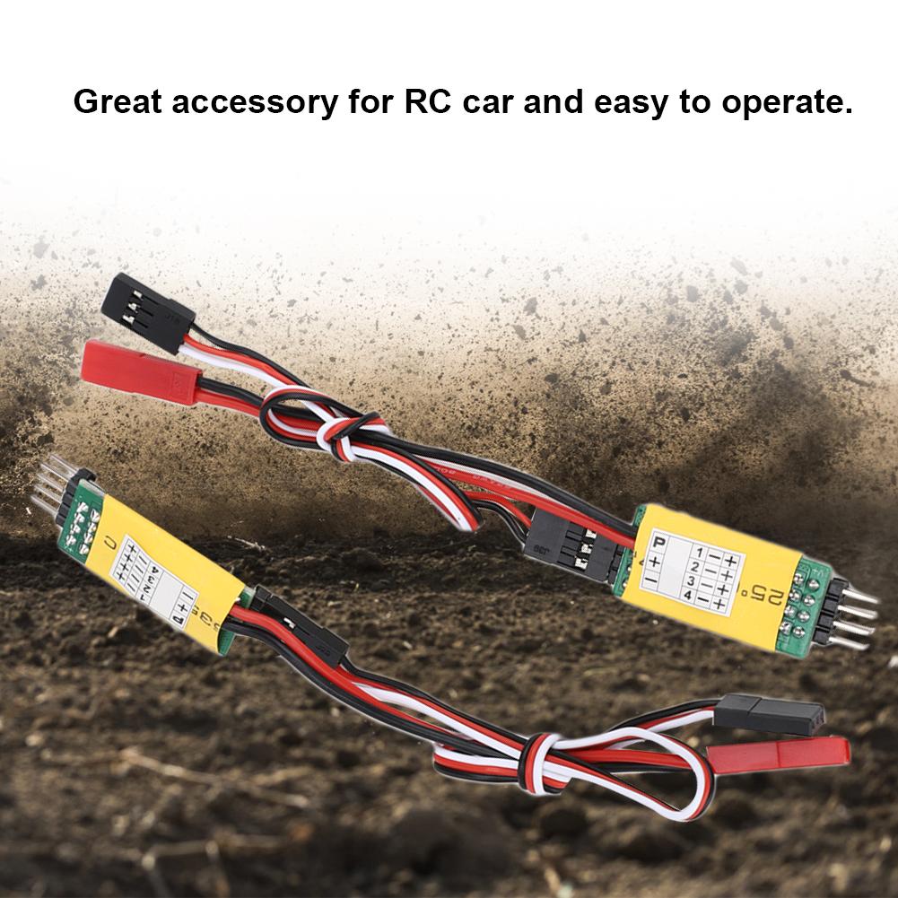 The Third Channel Control   Receiver Cord Model Car Lights Controller for RC Model Car Spare Parts