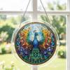 Acrylic Jigsaw Puzzle Suncatcher Window Hanging Kit, Stained Glass Style DIY Puzzles Home Garden Decor, Birthday Gifts for Women, Wife, Aunt, Mom
