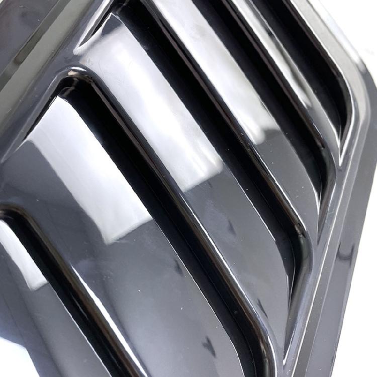 2-pack ABS Dekorativa Bilhuvsventiler Luftintagsskydd Lämpliga för Minskning av Vindhastighet och Förbättring av Fordonsbalans