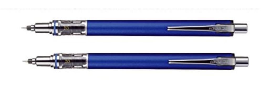 Mitsubishi Pencil Kurutoga Advance Mechanical Set of 2 Pencil, 0.3mm, Navy, M35591P.9,