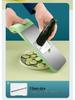 Multifunctional Stainless Steel Vegetable Slicer & Grater with Hand Guard