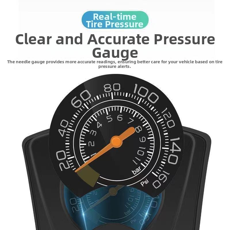 Portable High Pressure Bicycle Foot Pedal Pump with Gauge Quick Inflator Pump Electric Motorcycle Car Basketball Inflator