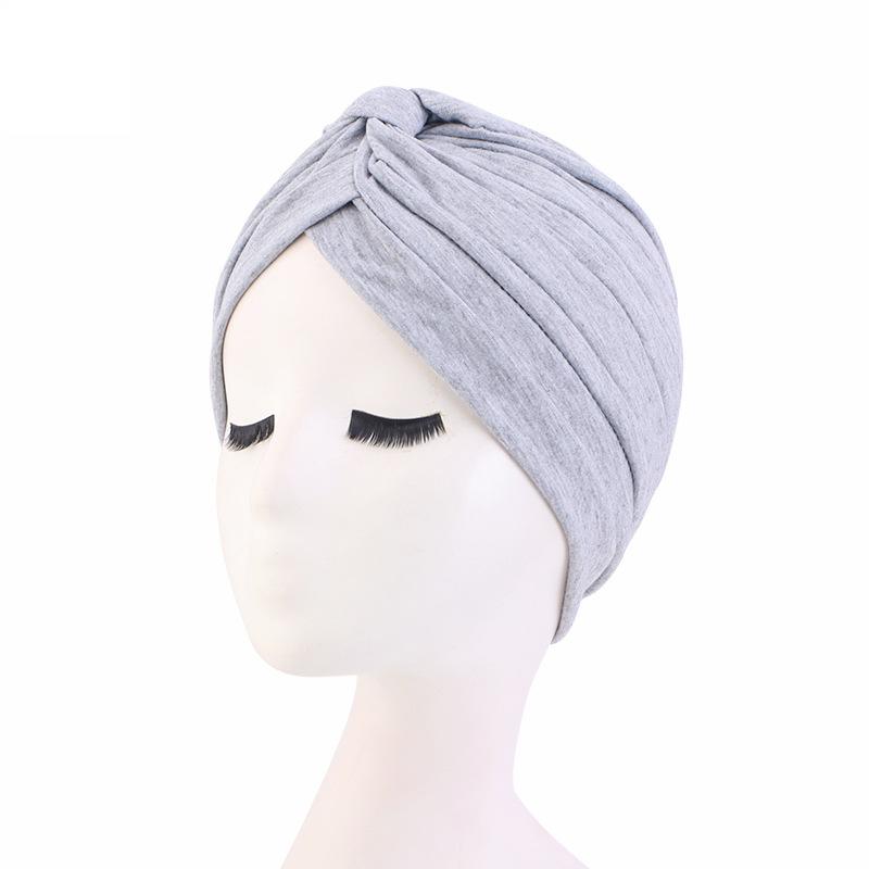 Ethnic cotton headscarf cap, Indian cap, chemotherapy cap TJM-412