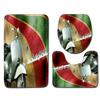 Creative Retro Bathroom Toilet Three-Piece Floor Mat Combination Set Household Door Mat Kitchen Absorbent Non-Slip Carpet