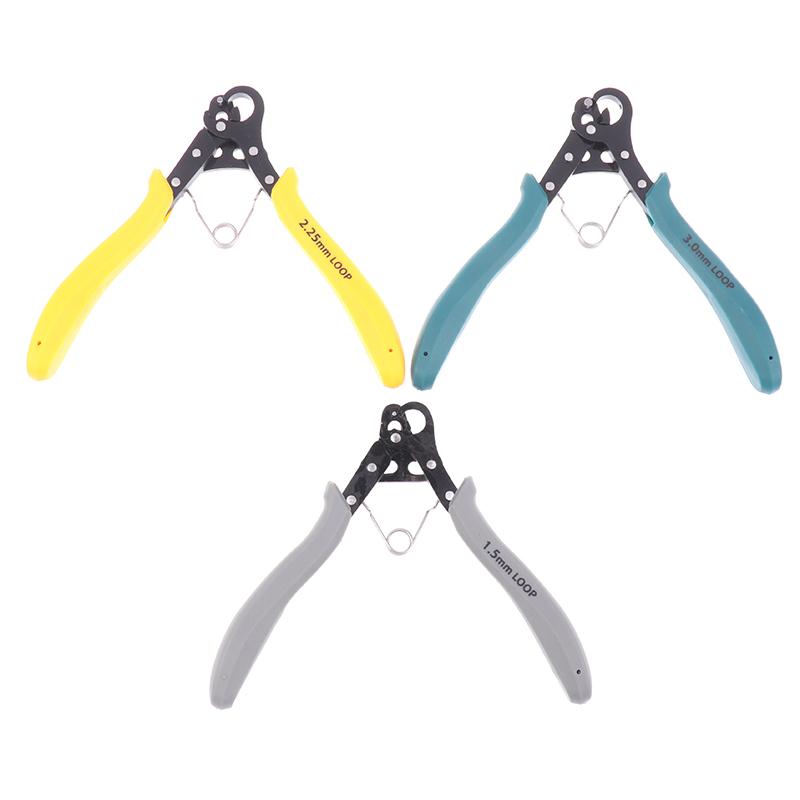 Juego de alicates para enrollar alambre de 1.5/2.25/3 mm para enrollar, doblar, reparar alambre, herramienta para hacer joyas, alicates de punta redonda para envolver anillos de alambre