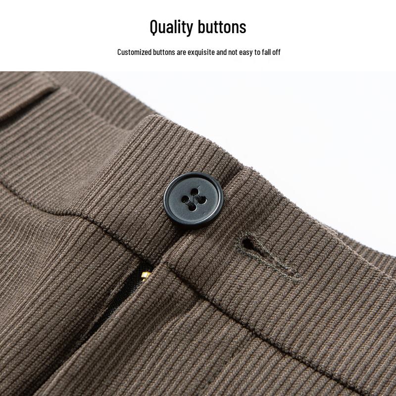 Hodo Men's Thickened Corduroy Warm Casual Pants