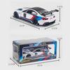 1/24 skala M6 GT3 odlany model samochodu zabawka, wycofać pojazd zabawkowy z dźwiękiem i światłem dla dzieci maluch chłopcy dziewczęta kolekcja prezentów