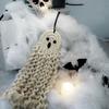Handmade Tassel Ghost Linen Rope Decoration for Halloween Wall and Door Decorations Gift