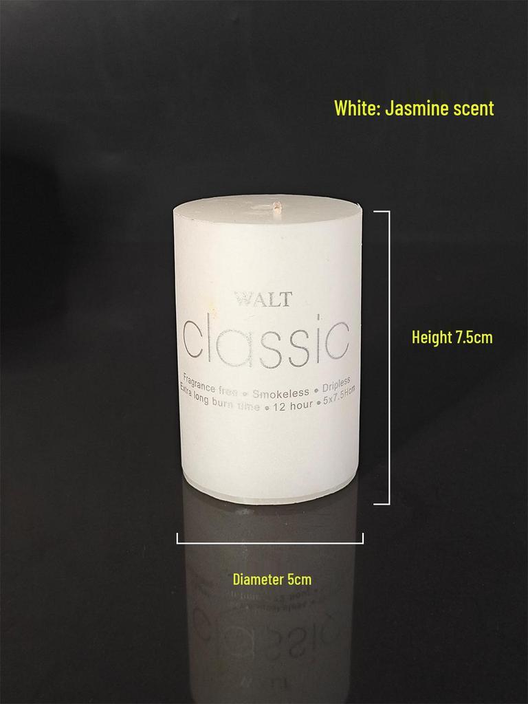 Set of 3 Aromatherapy Candles with Holders – Smokeless, Fragrant, and Ideal for Emergencies or Romantic Occasions.