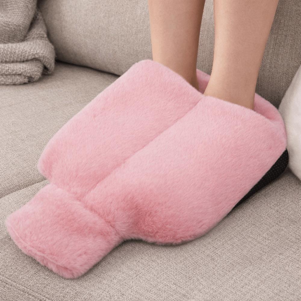 Cozy Water-filled Rubber Foot Warmer with Cover Anti-slip Hot Water Bag Explosion Proof Large Size Feet Warmer Winter