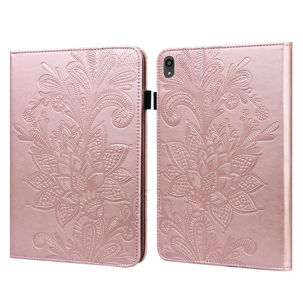Suitable for Lenovo Xiaoxin Pad Flat Leather Case P11Pro2 Generation Lace Embossed Flat Card Holder M9