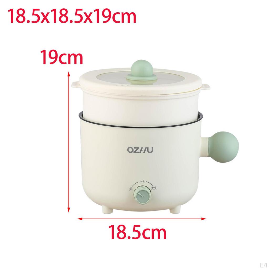 Electric Cooking Pot, Rice Cooker, Nonstick 2 Gear Noodles Portable