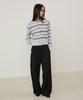 LMOOD WOMEN Kendo Low Wide Slacks Black
