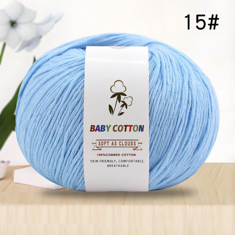 Pure Xinjiang Cotton Yarn for Children's Knitting and DIY Crochet Projects