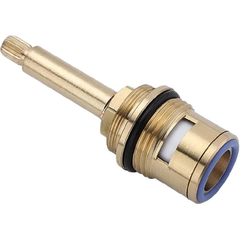 Replacement Ceramic Tap Cartridge, Brass Ceramic Stem Disc Cartridge Insert Faucet Valve Quarter TurnCeramic Tap Valves for Bathroom Kitchen Tap(Red)