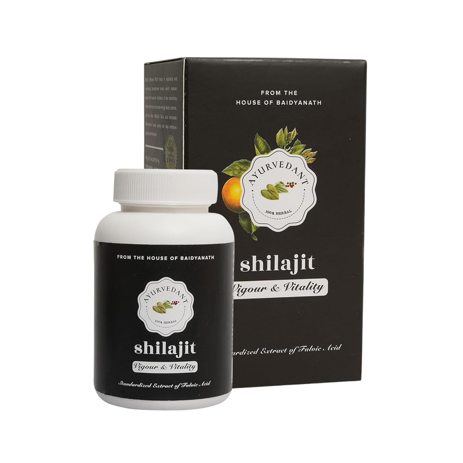 

Baidyanath Ayurvedant Shilajit Capsules For Men & Women 60 Caps | Natural Energy, Strength & Stamina Support Supplement For Daily Wellness