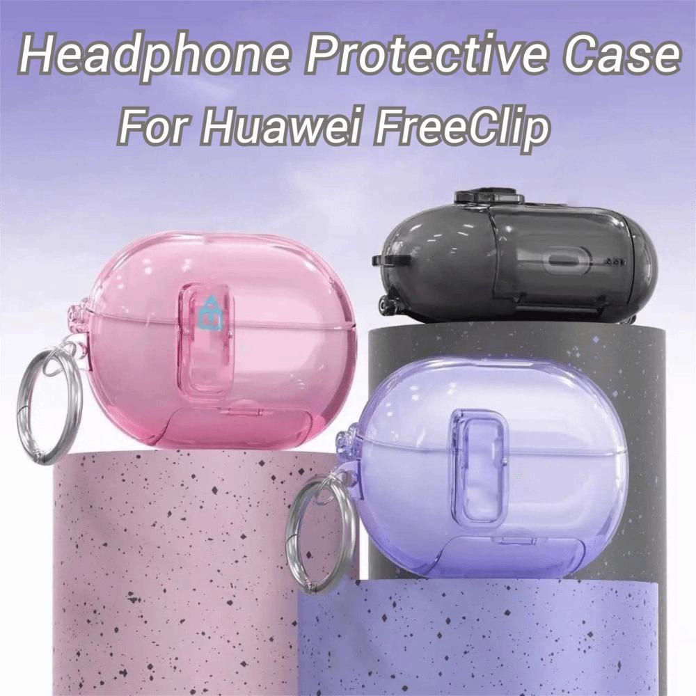 Soft Case Earphone Cover Shockproof Protective Shell for Huawei FreeClip Headphone Protection