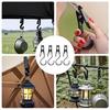 Practical Tent Clip with Plastic Construction Camping Gear Fasteners for Mounting Canopies and Hanging Equipment