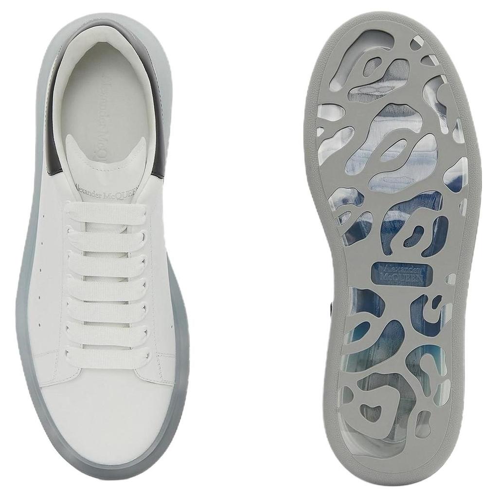 Alexander Mcqueen Oversized Clear Sole White Navy Blue 709817WICY19095