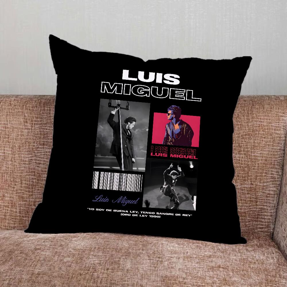 Singer L-Luis M-Miguel Pillow Case For Home Bedroom Car Office Decoration Living Room Sofa Cushion Cover Suitable