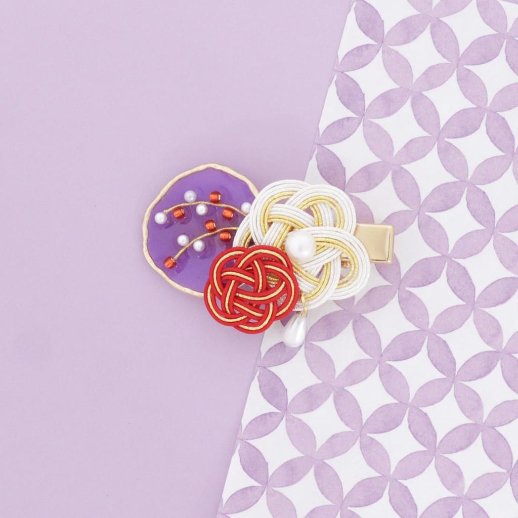 KIYOHARA Resin Lab Mizuhiki Resin Hair Clip Making Set (RLK-03)
