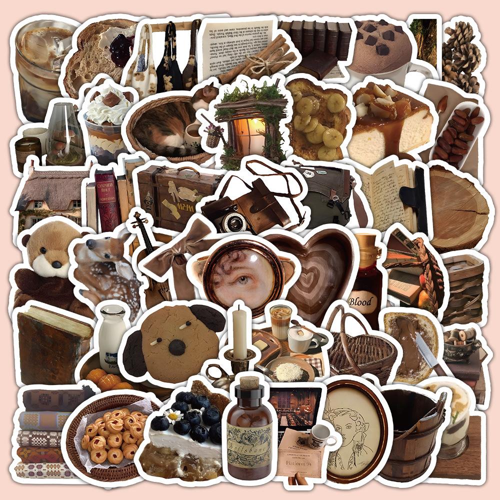 Autocolant drăguț de pisică Creative Kawaii Pisicuță neagră care se joacă Autocolant minunat de papetărie pentru album de însemnări decorative DIY