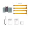 Cell Phone SIM Card Reader Adapter, External SIM Card Plate, Quick Change SIM Card for Cell Phone, Suitable for Samsung, MotoGP