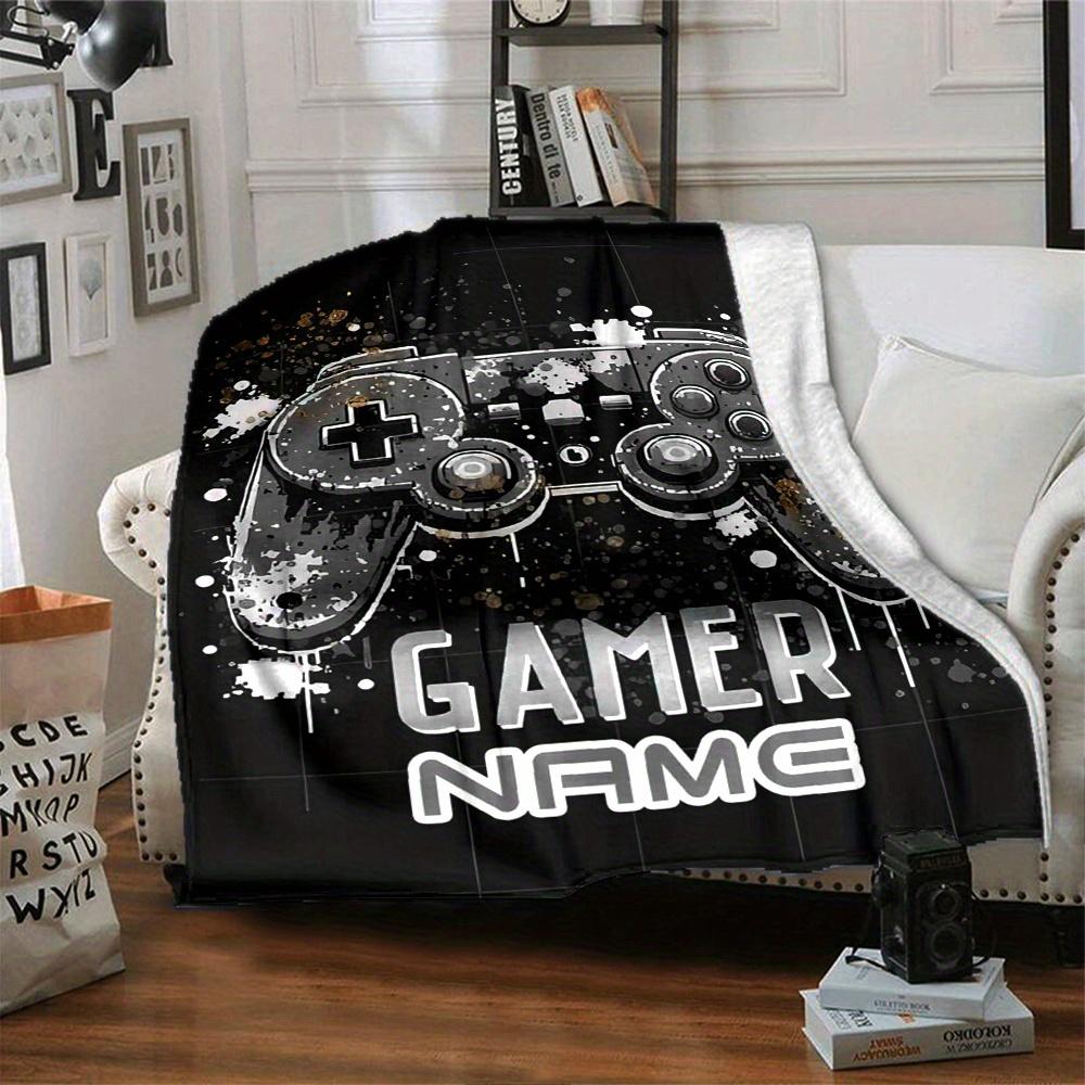 Gamer Controller Home Blankets Comfortable Soft Lightweight Multiseasonal Blanket For Picnics Sofas Offices Beds Living Rooms Perfect Gift For