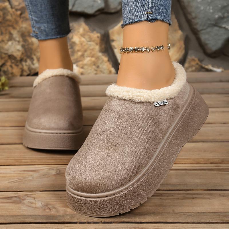 Zoccoli Birkenstock Rialzanti da Donna, Zoccoli Piattaforma Foderati in Eco Pelliccia, Stivaletti Retro da Esterno per Donna