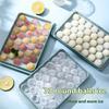 1PC 33 PP Food Grade Plastic Ice Cube Mold Household Frozen Ice Block Artifacts Food Grade Round Spherical Ice Lattice Whiskey