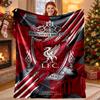 Liverpool Football Club Pattern Blanket for Home Decoration, Bed, Sofa, Car Travel, Camping, Suitable for All Seasons, Birthday Christmas Gift