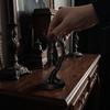 3D Printed Hanging Bat Branch Statue Black Gothic Tabletop Decor Sculpture  Home Decor