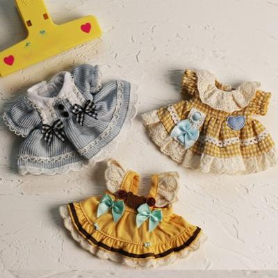 Handmake Doll Maid Dress Cute Dolls Outfit Toy Multicolor Miniature Dress Suit