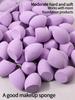 10pcs Powder Blending Makeup Sponge Beauty Egg Set  For Liquid Cream And Powder, Multicolor Without Latex Suitable For All