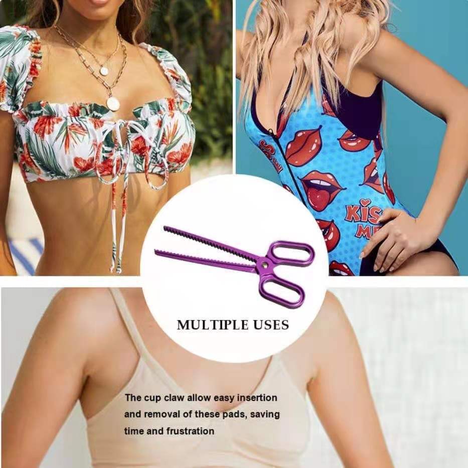 New Style, Bra Cup Adjustment Clip, Breast Pad Clip Scissors, Daily Small Tools, Plastic Material, Functional Clip