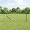 vidaXL Fence Posts with Spikes 52 Pcs Ø32 Mm 140 Cm Galvanized Steel 3350174