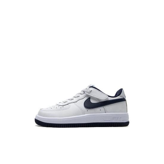 

Nike Force 1 Low EasyOn PS White Midnight Navy FN0237-104 EU 35 серый/белый
