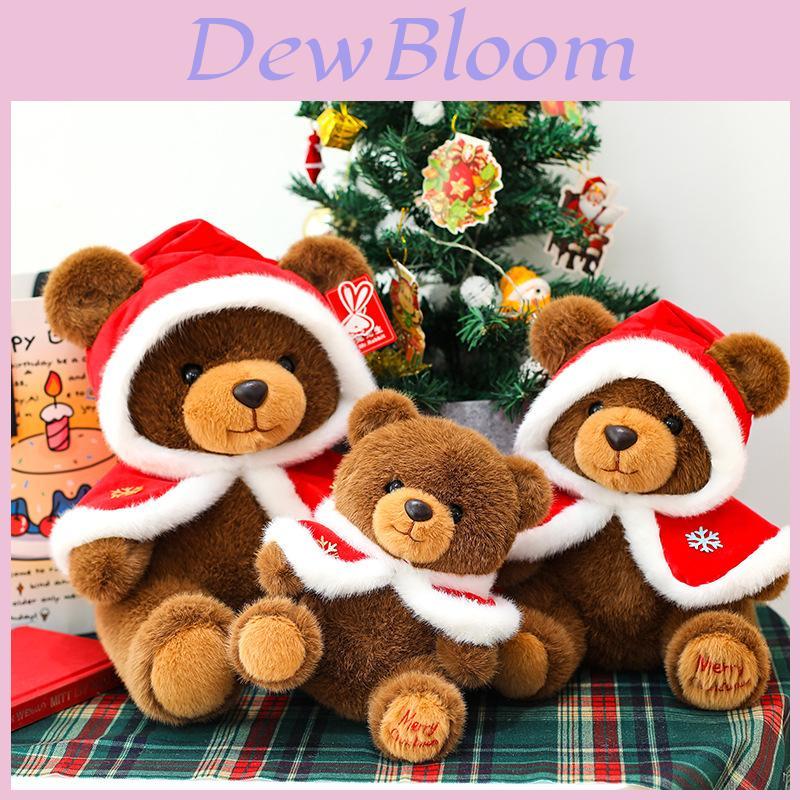Orsacchiotto di Peluche Natalizio con Design a Sciarpa di Natale per Bambini e Adulti