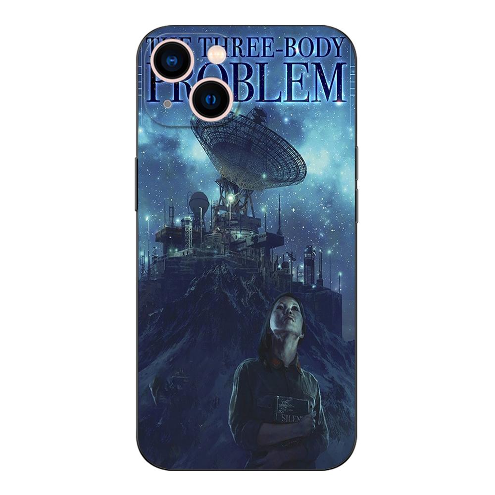 Schwarze TPU-Hülle für Vivo V5 V5S V7 V9 Youth V11 V11i V15 V17 NEO V20 E V21 V21E V23 V23E PRO 4G 5G Das Drei-Körper-Problem